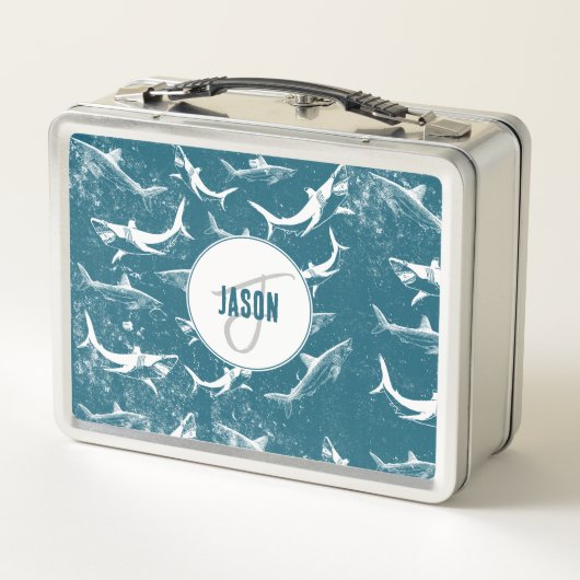 Halbdunkel Metall Brotdose (Rückseite)