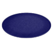 Halbdunkelblauer Rundglasschneidtisch Schneidebrett (Ecke)