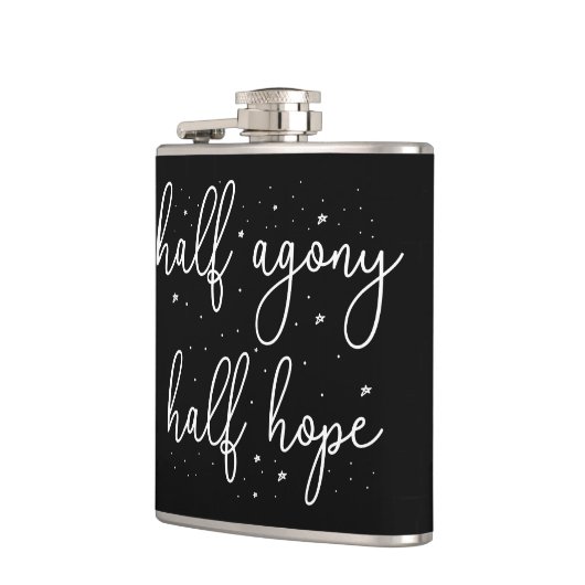 Halbe Agonie, Halbhoffentlich II - Überzeugungsquo Flachmann (Links)