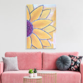 Halbe Blume Leinwanddruck (Insitu (Wohnzimmer))