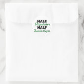 Halbe Dispatcher Zombie-Schicht Runder Aufkleber (Tasche)