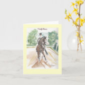 Halbe Durchlauf-Anmerkungs-Karte Karte (Gelbe Blume)