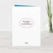 halbe Geburtstagskarte Karte (Rückseite)