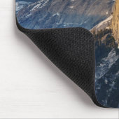 Halbe Haube am Sonnenuntergang Mousepad (Ecke)