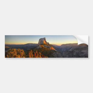 Halbe Haube am Sonnenuntergang - Yosemite Autoaufkleber