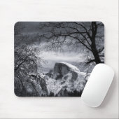 Halbe Haube dem Tal in des Winter-| Yosemite Mousepad (Mit Mouse)