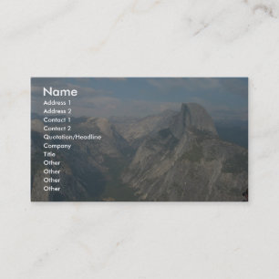 Halbe Haube in Yosemite Nationalpark (wie Visitenkarte