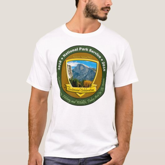 Halbe Haube Nationalpark-hundertjähriges T-Shirt (Vorderseite)
