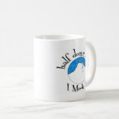 Halbe Hauben-Wanderung "ich machte sie! " Kaffeetasse (VorderseiteRechts)