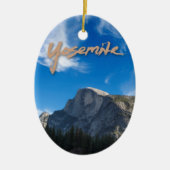 Halbe Haubeyosemite-Verzierung Keramik Ornament (Vorne)