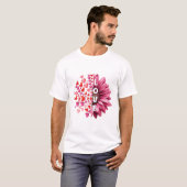 Halbe Herzen blühen halb Liebe T-Shirt (Vorne ganz)