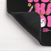 Halbe Krankenschwester halber Kaffee Krankenpflege Mousepad (Ecke)