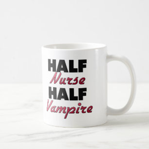 Halbe Krankenschwester-halber Vampir Kaffeetasse