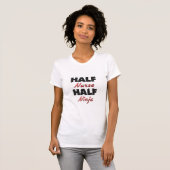 Halbe Krankenschwester halbes Ninja T-Shirt (Vorne ganz)