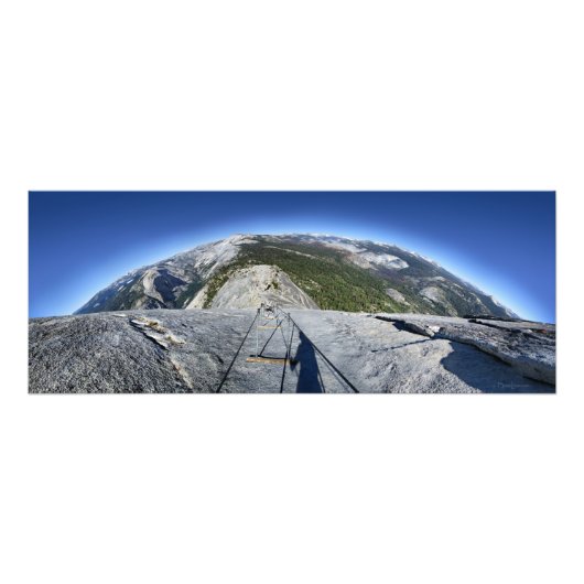 Halbe Kuppel mit Blick von den Kabeln herunter - Y Fotodruck (Vorne)