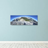 Halbe Kuppel mit Blick von den Kabeln herunter - Y Leinwanddruck (Insitu (Holzboden))