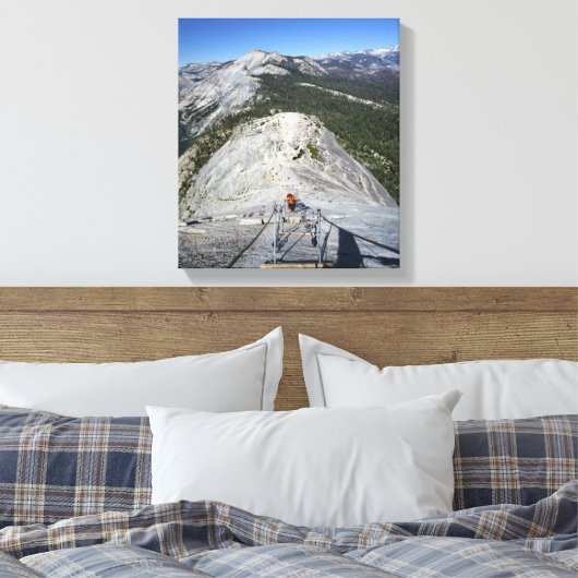 Halbe Kuppel mit Blick von den Kabeln herunter - Y Leinwanddruck (Insitu (Schlafzimmer))