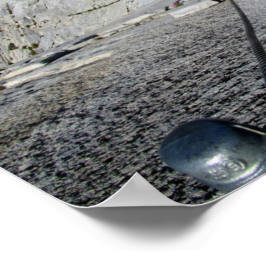 Halbe Kuppel mit Blick von den Kabeln herunter - Y Poster (Ecke)