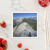 Halbe Kuppel mit Blick von den Kabeln herunter - Y Serviette (Beispiel)