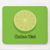 Halbe Limette Mousepad (Vorne)