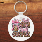 Halbe Mama, halber Kaffee Schlüsselanhänger  (Vorderseite)