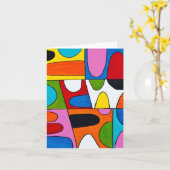 Halbe Mind-2-leere Note-Karte Karte (Gelbe Blume)