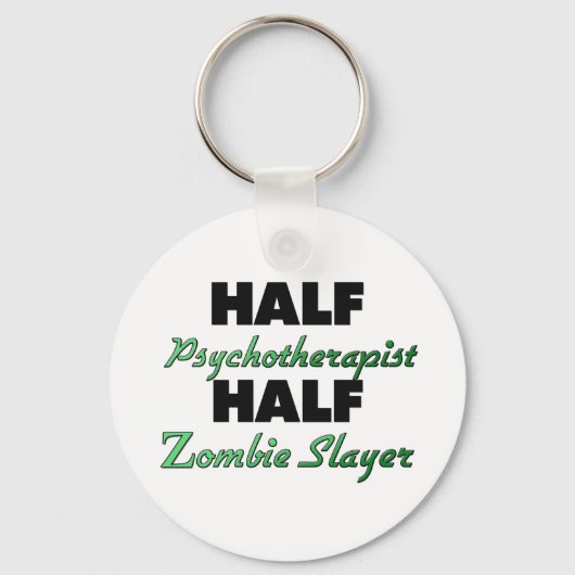 Halbe Psychotherapeutin Half Zombie Slayer Schlüsselanhänger (Vorderseite)