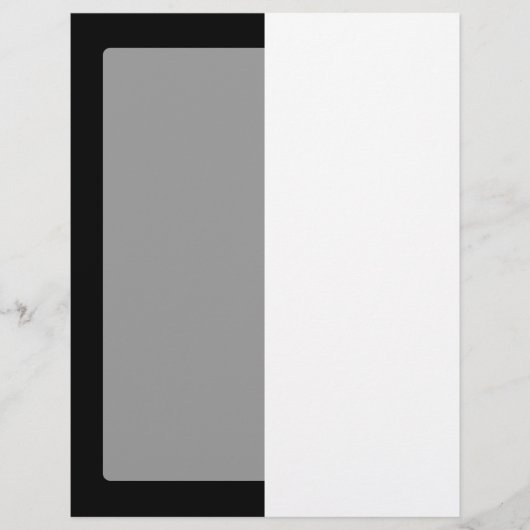 Halbe schwarze und halb weiße Streifen (Vorderseite)