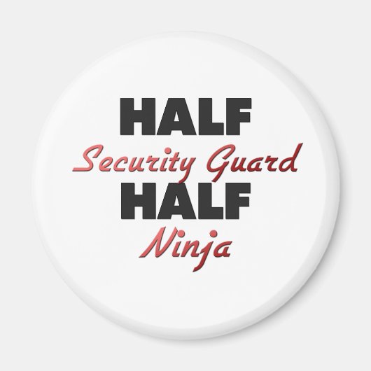 Halbe Sicherheitsgarde Half Ninja Magnet (Vorne)