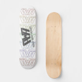 Halbe Weisen-Zuhause-Skizze-Plattform Skateboard (Vorderseite)