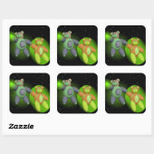 HalBeary(2) Square Sticker (Blatt)