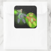 HalBeary(2) Square Sticker (Tasche)