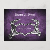 Halbeheliche Tischnummer Postkarte (Rückseite)