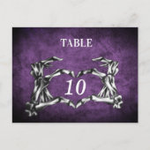 Halbeheliche Tischnummer Postkarte (Vorderseite)