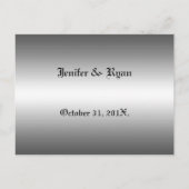 Halbeheliche Tischnummer Postkarte (Rückseite)