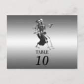 Halbeheliche Tischnummer Postkarte (Vorderseite)