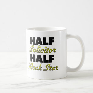 Halber Anwalt-halber Rockstar Kaffeetasse