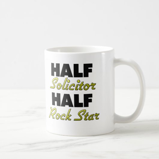 Halber Anwalt-halber Rockstar Kaffeetasse (Rechts)