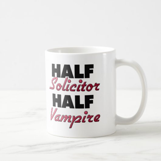 Halber Anwalt-halber Vampir Kaffeetasse (Rechts)