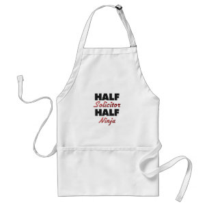 Halber Anwalt halbes Ninja Schürze