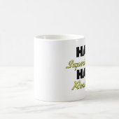 Halber Betriebsleiter-halber Rockstar Kaffeetasse (Mittel)