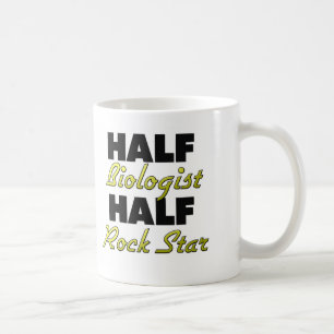 Halber Biologen-halber Rockstar Kaffeetasse