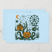 halber Carnaval unter dem Ozean Einladung (Vorne/Hinten)