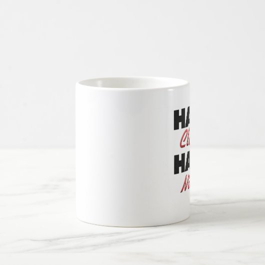 Halber Clown halbes Ninja Kaffeetasse (Mittel)