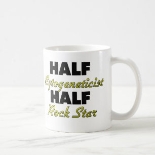 Halber Cytogeneticist-halber Rockstar Kaffeetasse