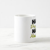 Halber Drywaller halber Rockstar Kaffeetasse (Mittel)