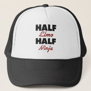 Halber Elmo halbes Ninja Truckerkappe