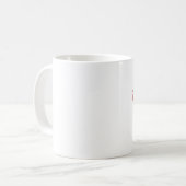 Halber Fahrdienstleiter halbes Ninja Kaffeetasse (Vorderseite Links)