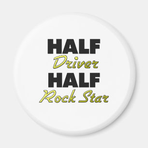 Halber Fahrer-halber Rockstar Magnet