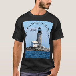 Halber Felsen-Leuchtturm, Maine-T - Shirt